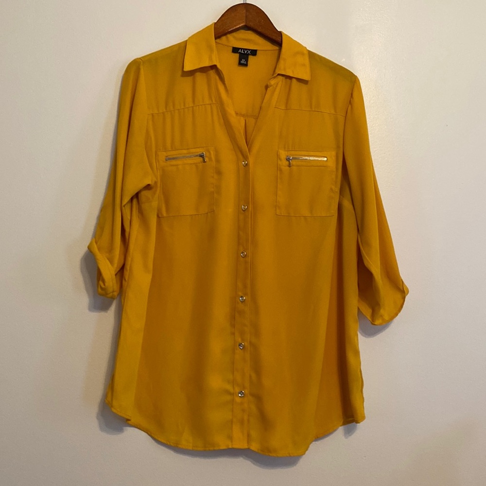 Alyx button front blouse 0X